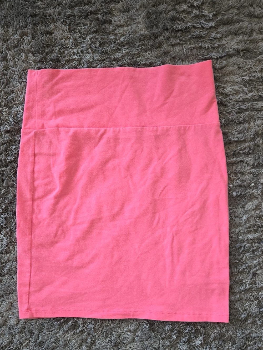 Charlotte Russe Hot Pink Stretch Pencil Mini Skirt